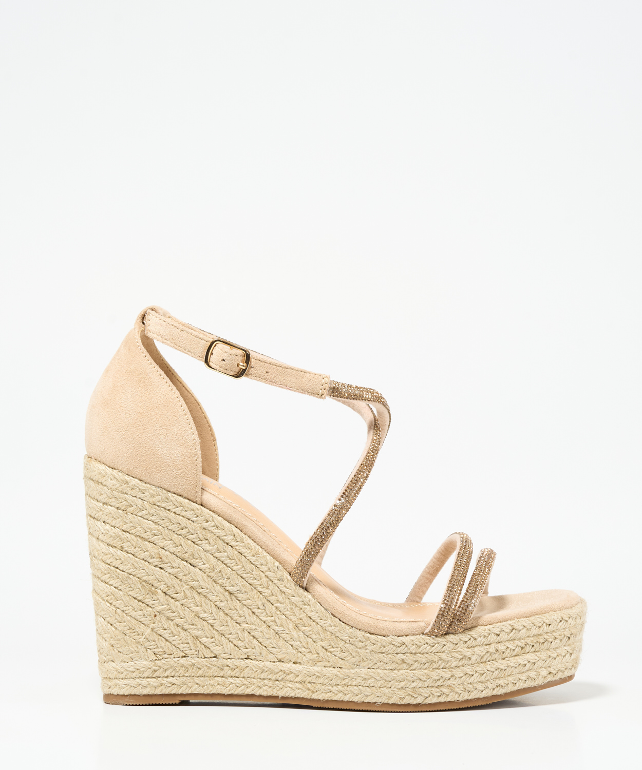 Sandália espadrille com alças tubulares  image number null